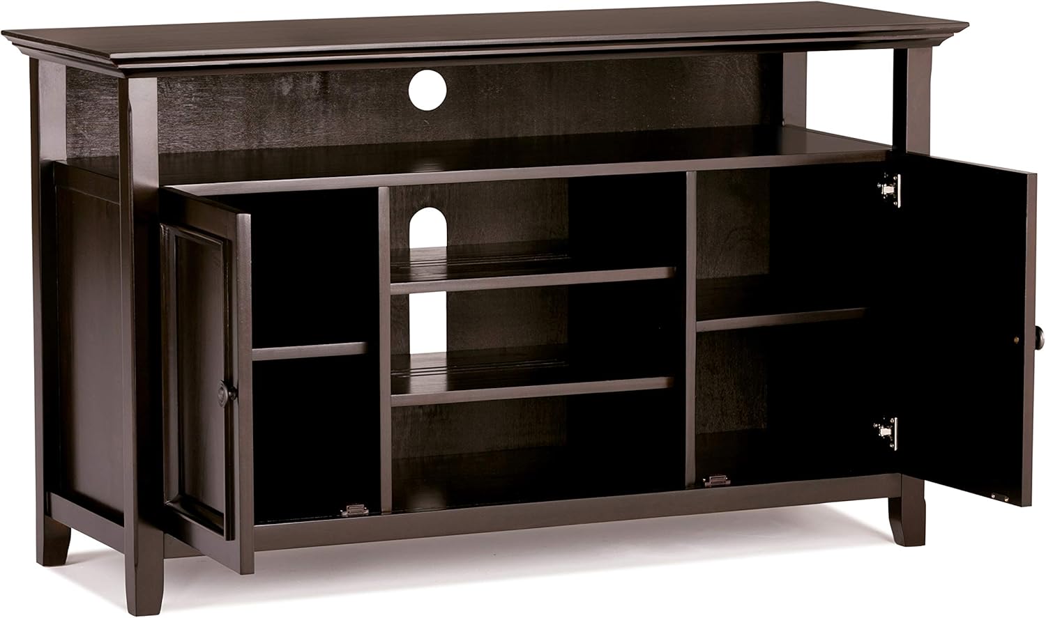 54-Inch Wide Teak Wood TV Stand thumbnail 3