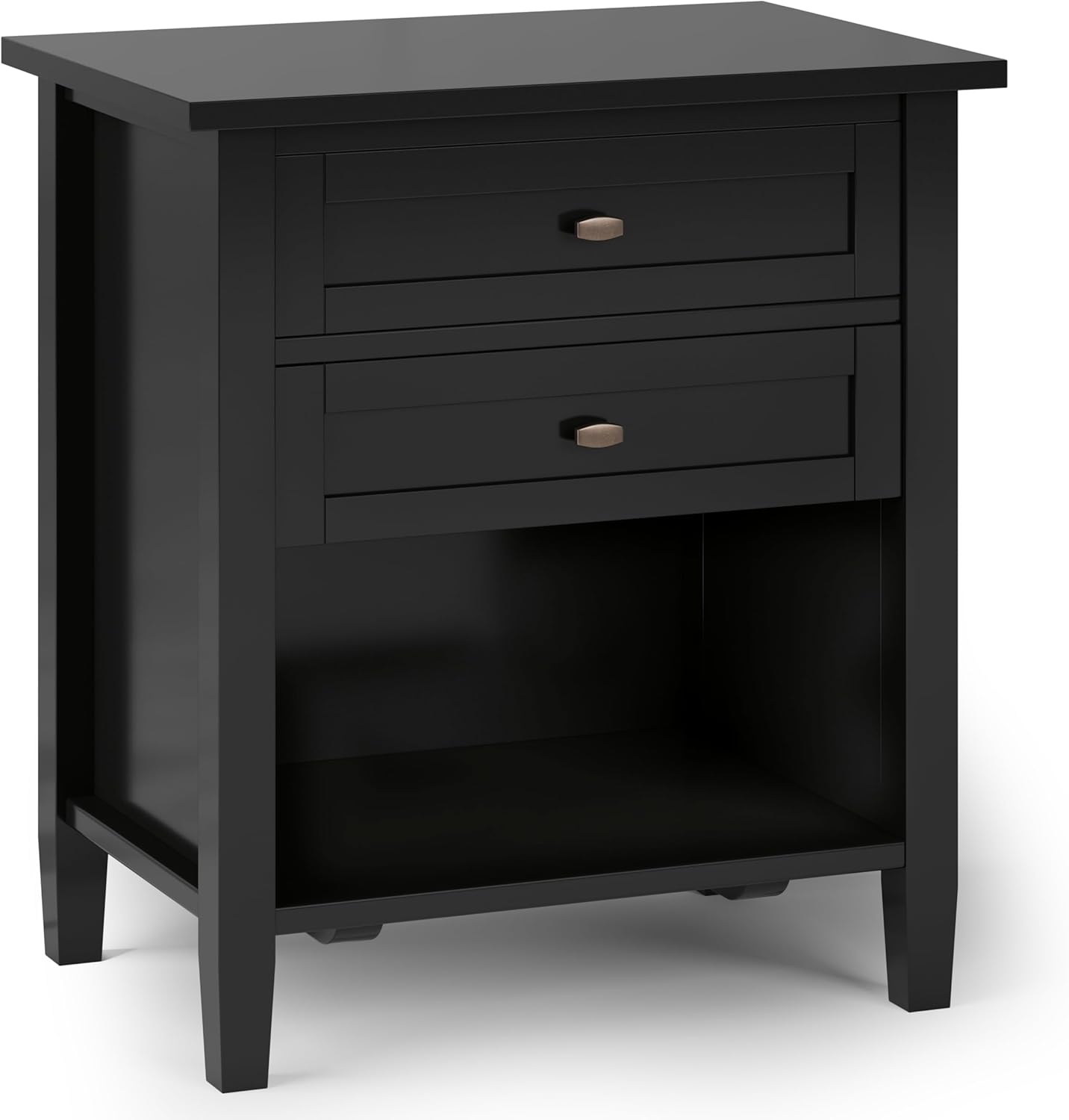 Transitional Bedside Nightstand Table