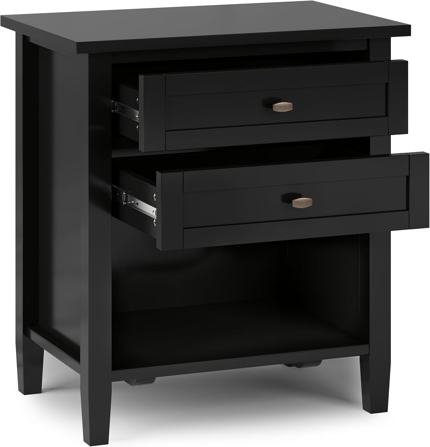 Transitional Bedside Nightstand Table thumbnail 4