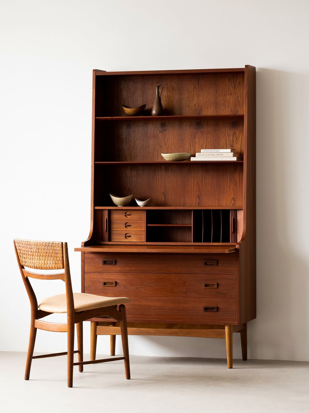 Danish Secretary Bookcase
