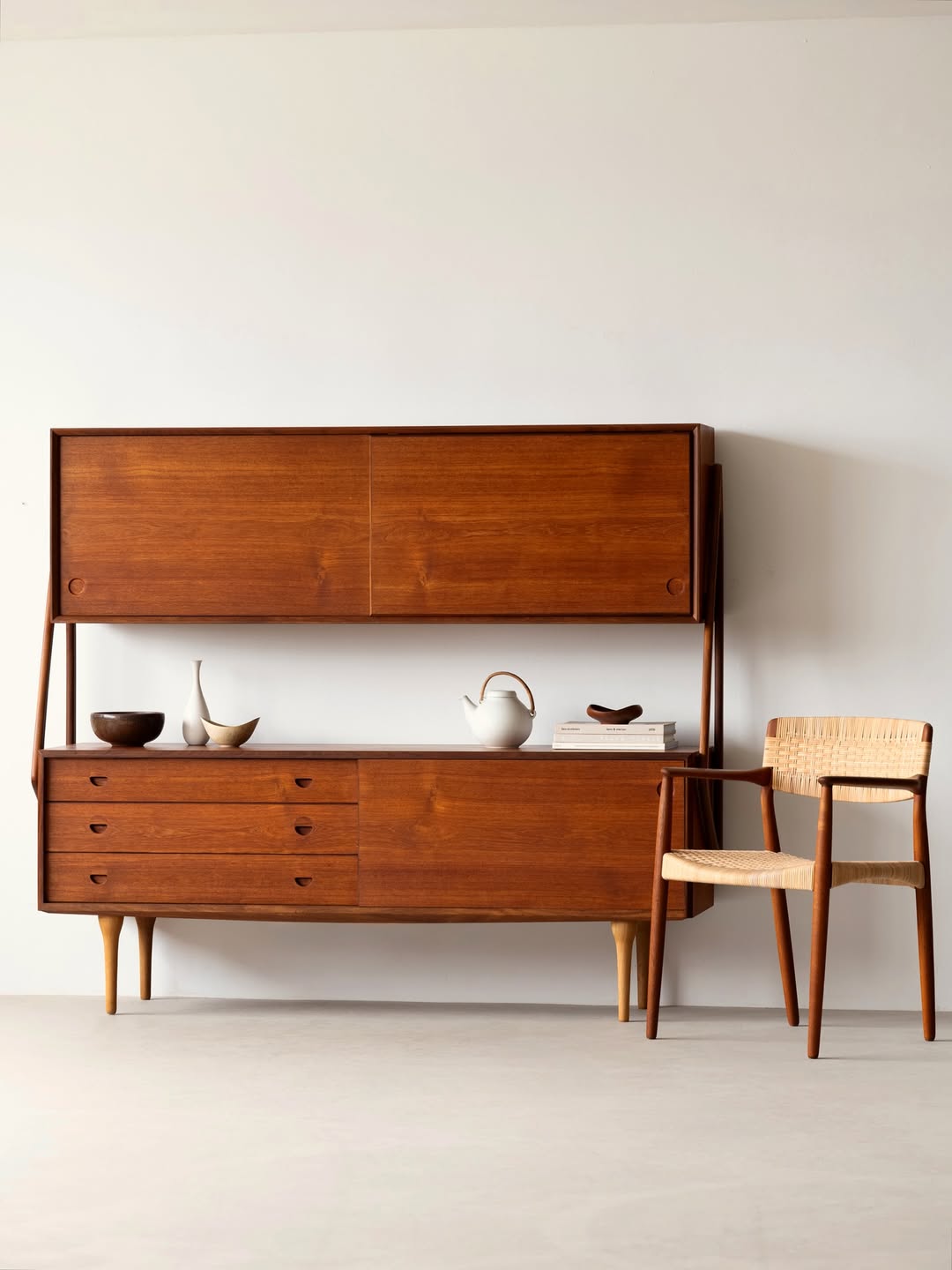 Teak & Oak Storage Cabinet