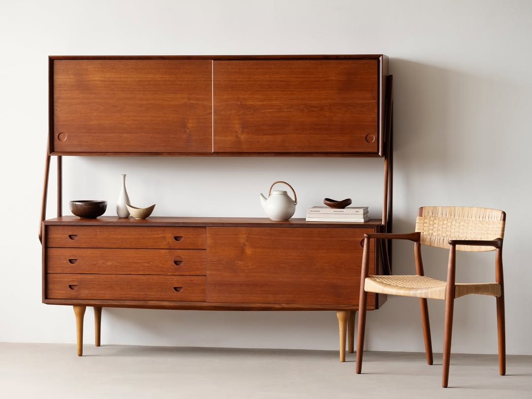 Teak & Oak Storage Cabinet thumbnail 7
