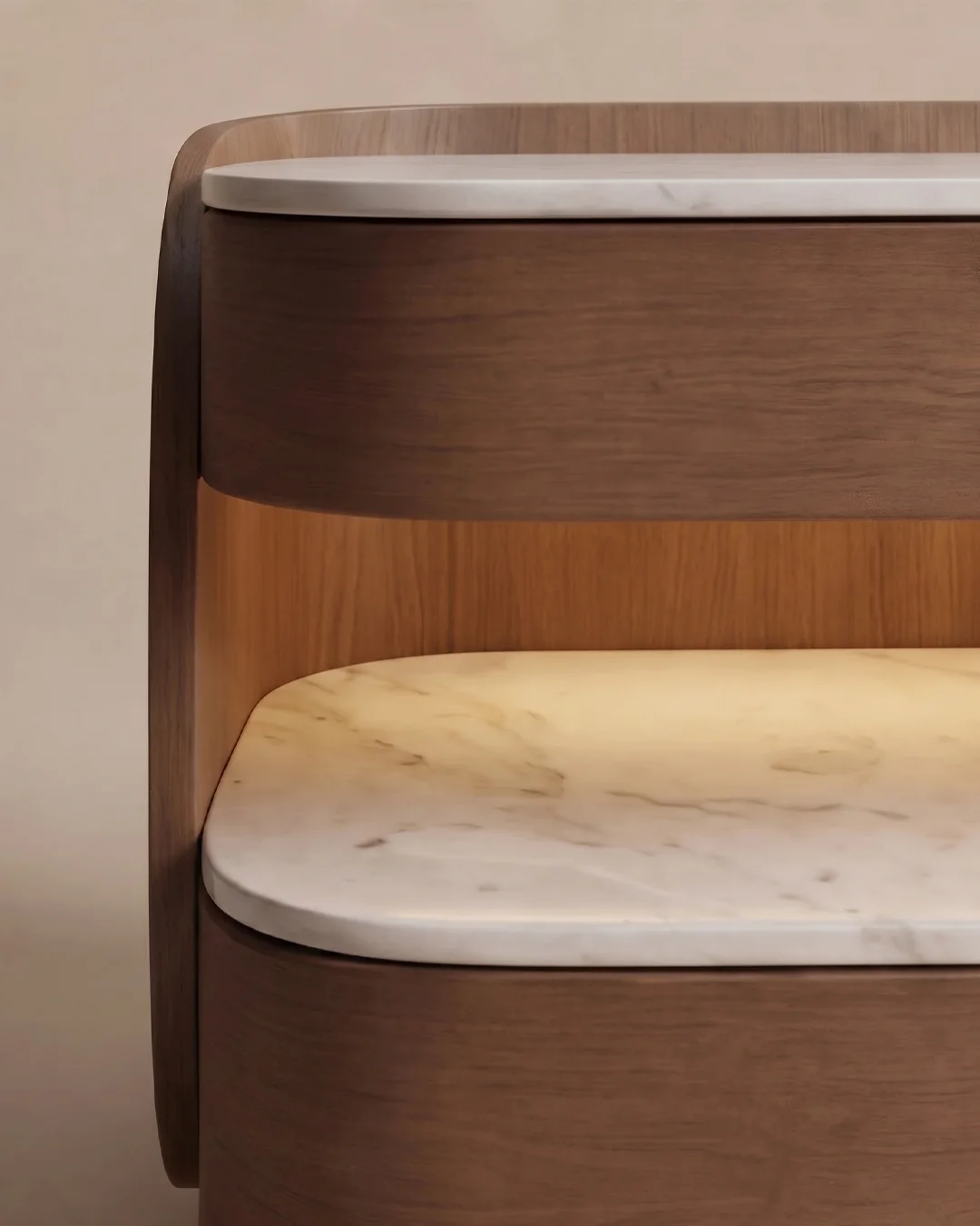Modern Wooden Bedside Table thumbnail 7