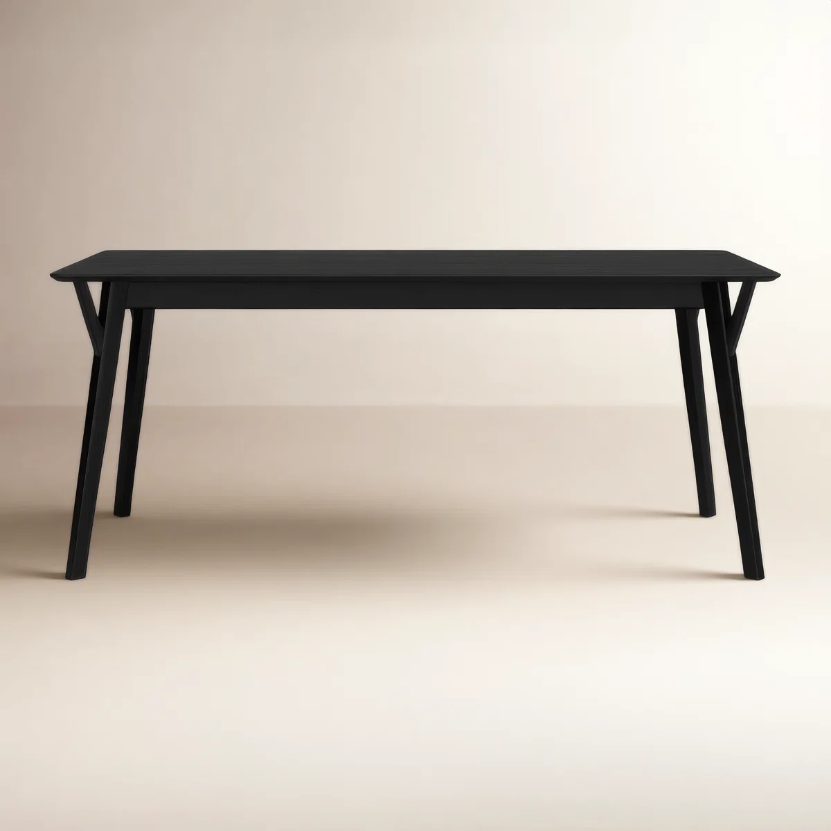 71 Inch Solid Teak Wood Dining Table