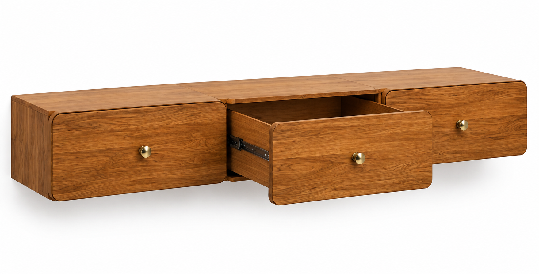 60" Floating TV Unit with 3 Drawers thumbnail 2