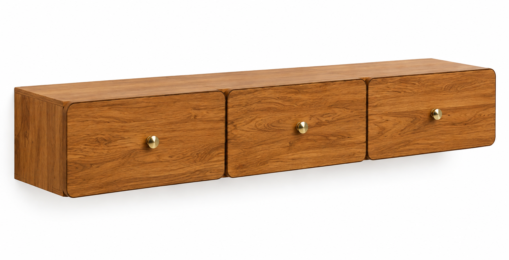 60" Floating TV Unit with 3 Drawers thumbnail 3