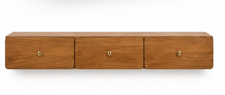 60" Floating TV Unit with 3 Drawers thumbnail 5