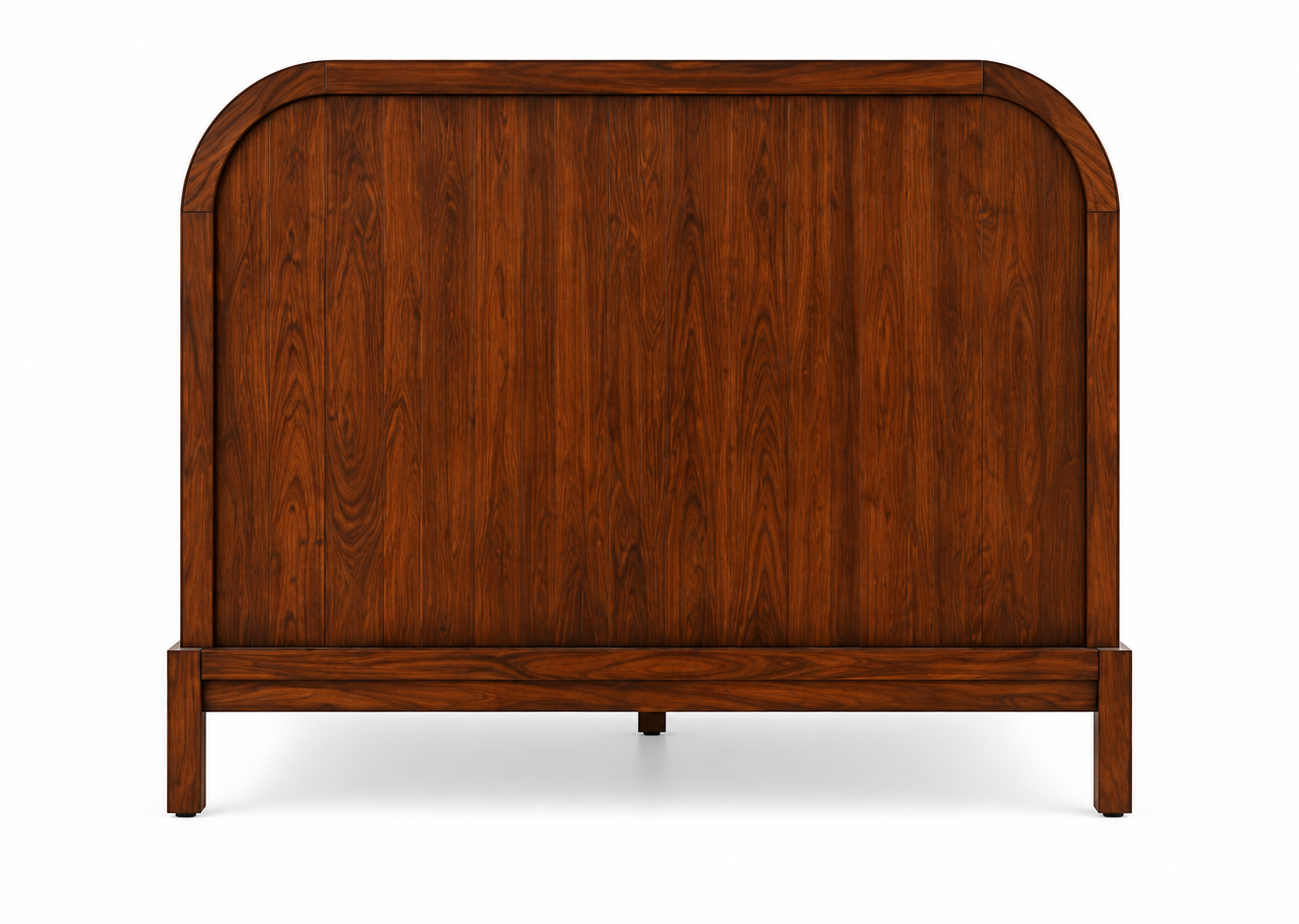 Bed with Upholstered Arch Headboard – 78" thumbnail 5