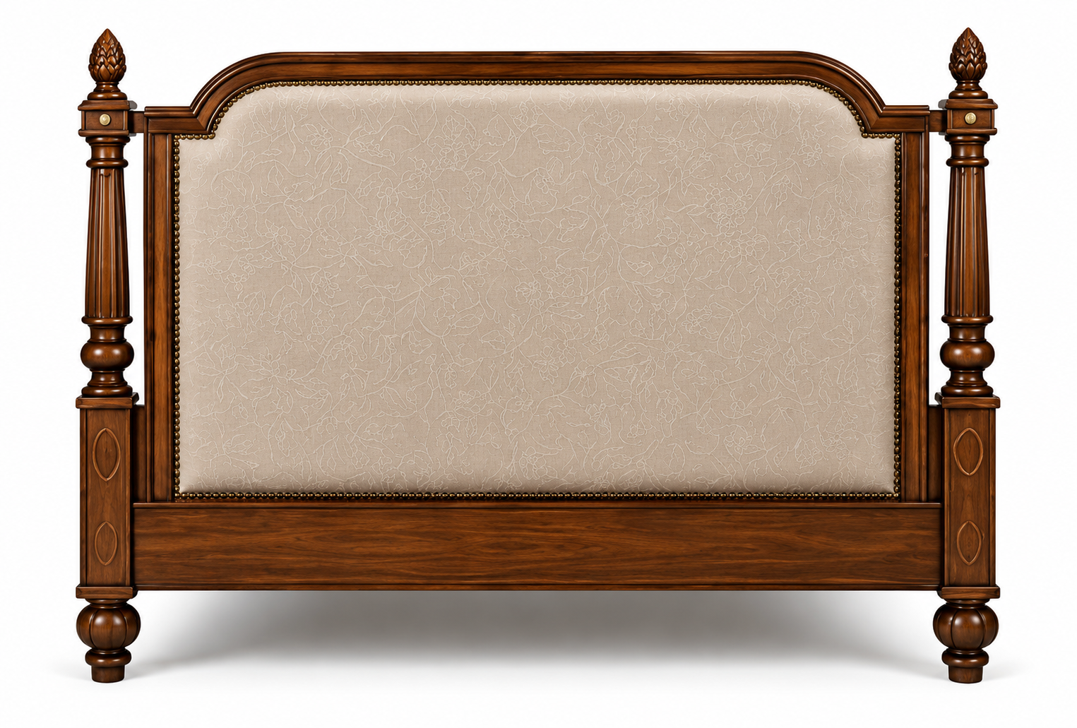 Bed with Upholstered Headboard & Footboard thumbnail 5