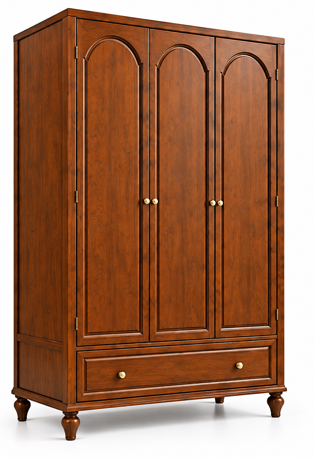 3-Door Wardrobe with Drawer thumbnail 3