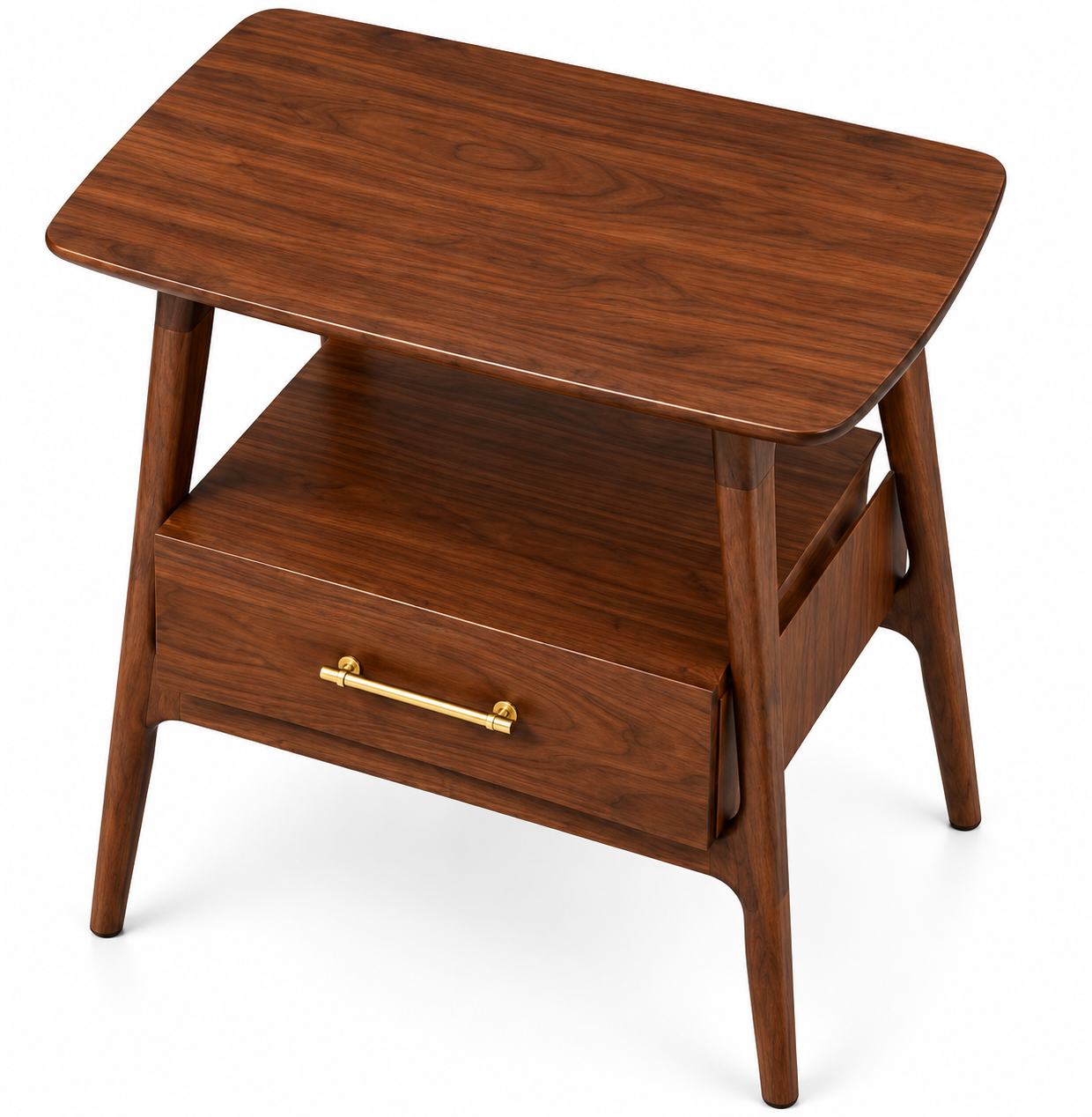 Bedside Table with Drawer thumbnail 3