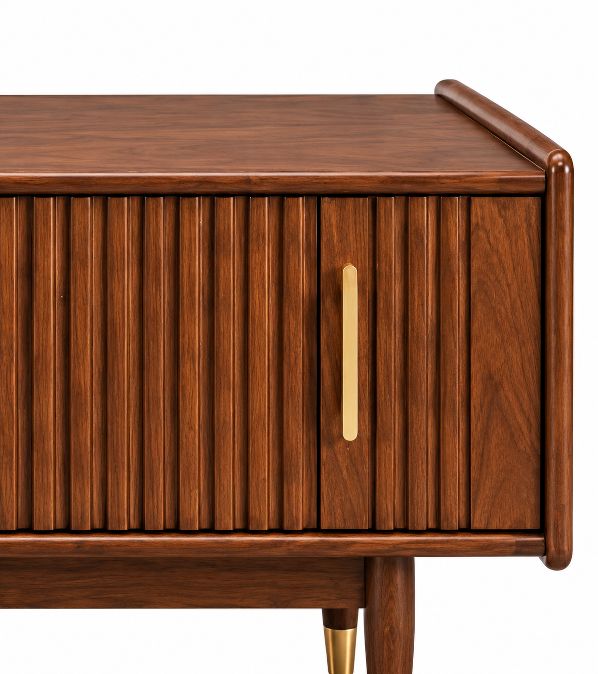 78" TV Stand with Fluted Cabinets thumbnail 5