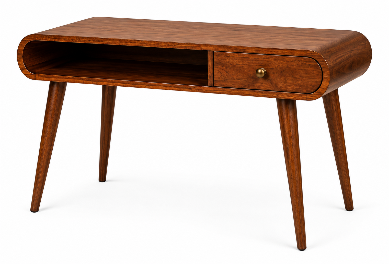42-Inch Console Table with Open Shelf & Drawer thumbnail 2