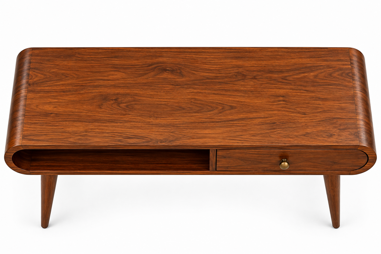42-Inch Console Table with Open Shelf & Drawer thumbnail 3