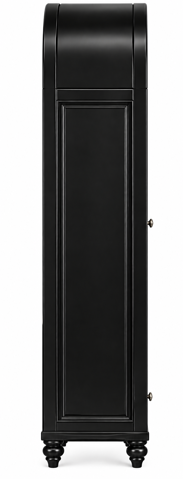 36" Arched Wardrobe with Glass Doors & Drawer thumbnail 3