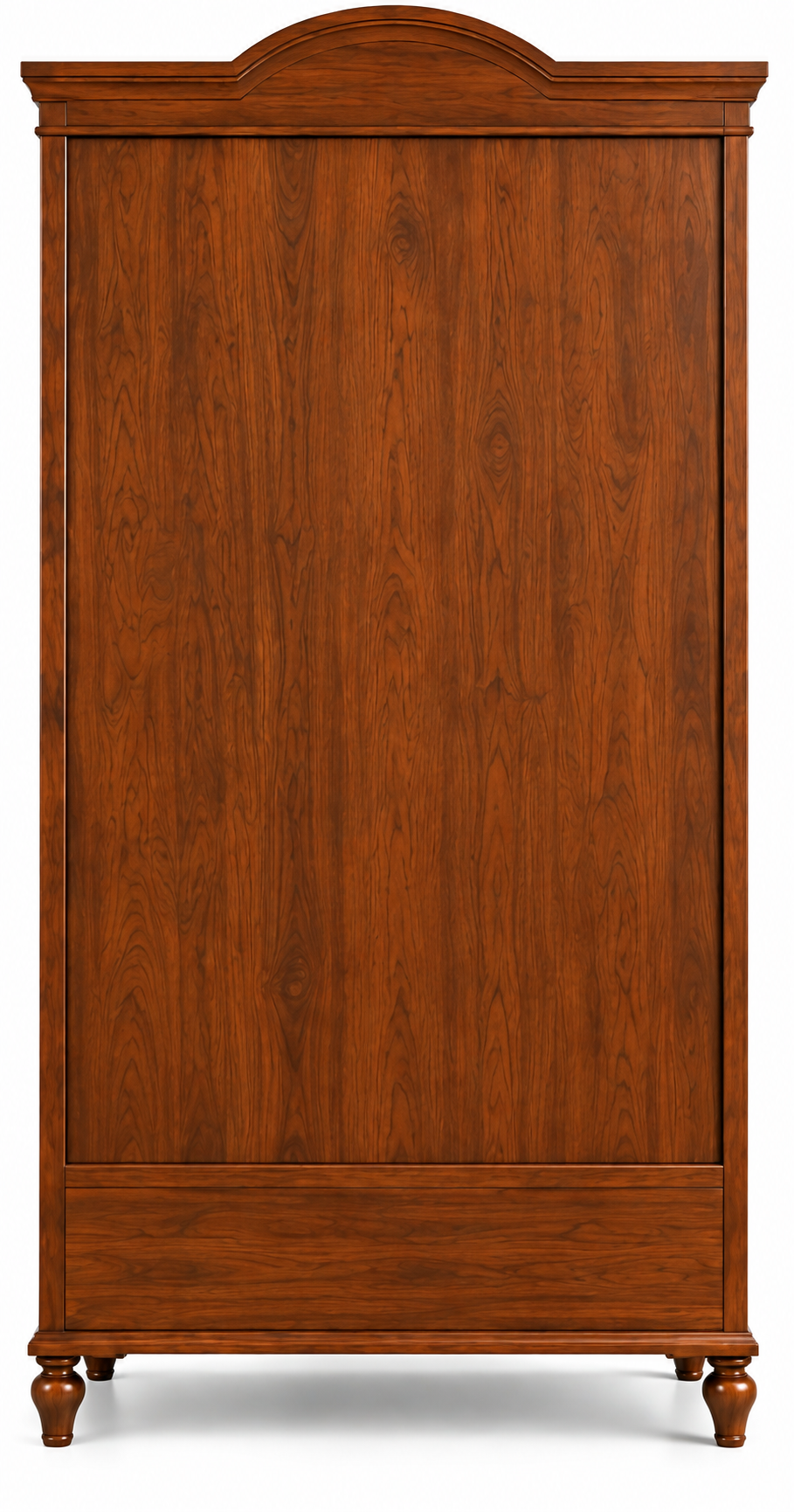 54" 3-Door Wardrobe with Drawer & Carved Crown thumbnail 4