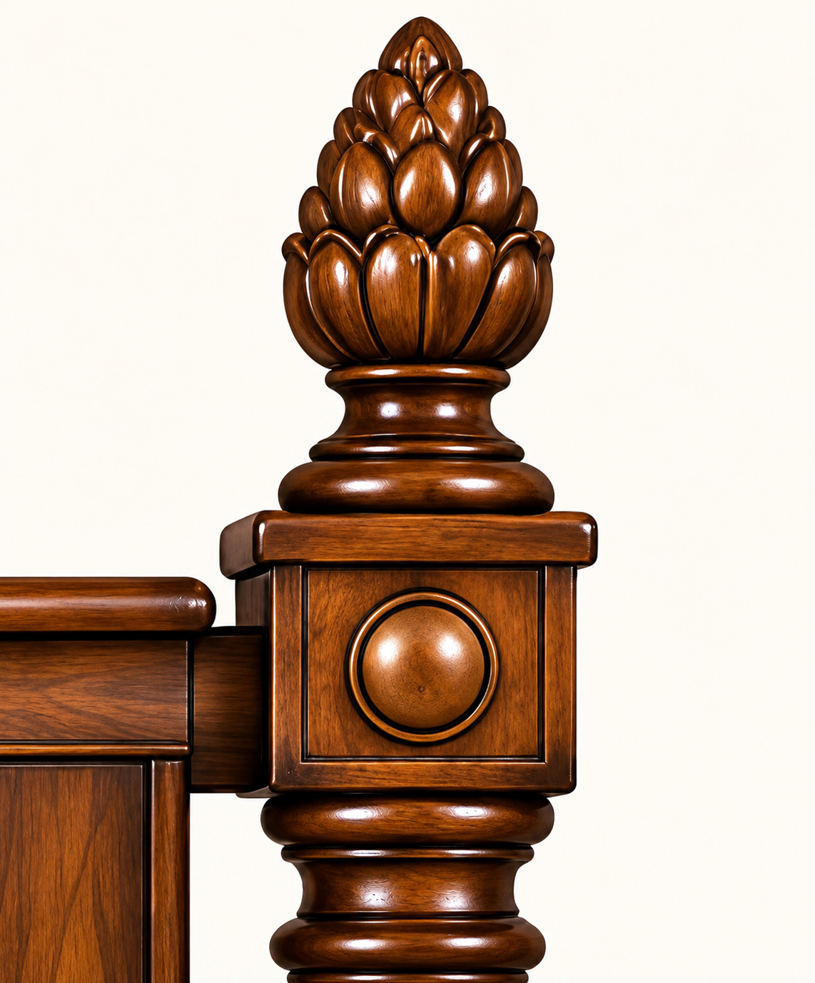 Heritage Teak Wood Dressing Table thumbnail 6