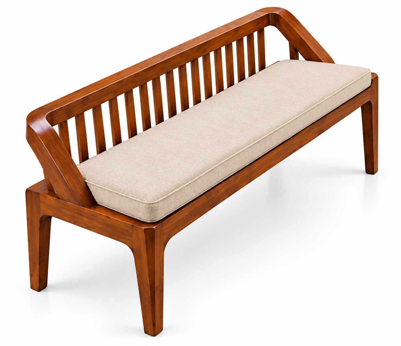 48" Bench with Cushioned Seat thumbnail 2
