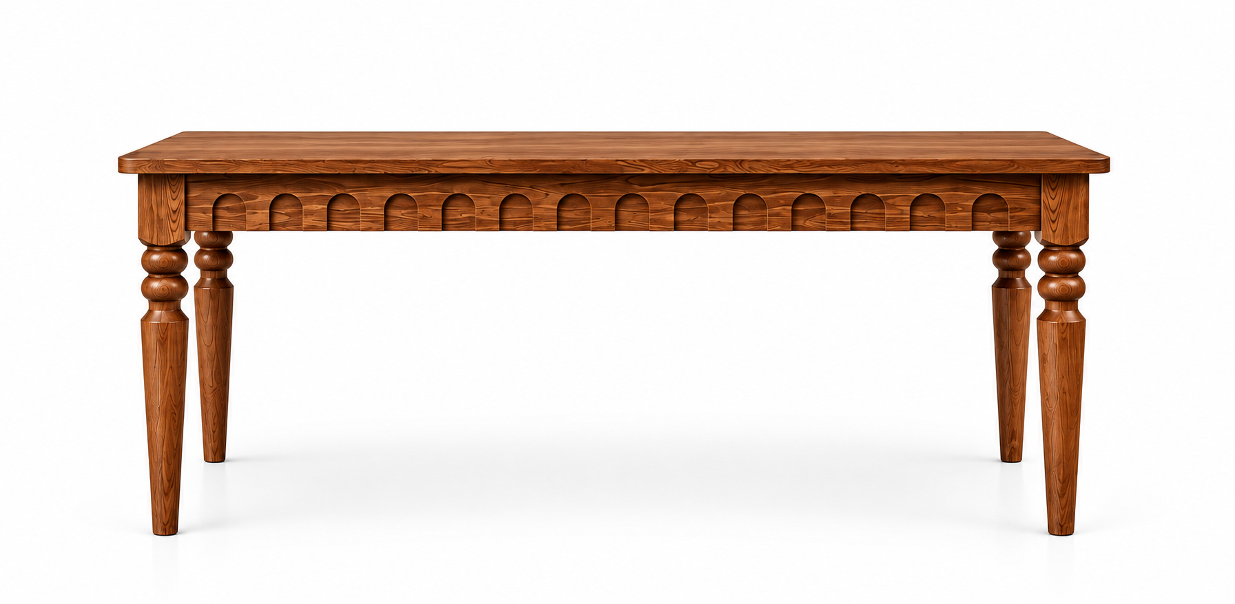 48″ Teak Wood Dining Table