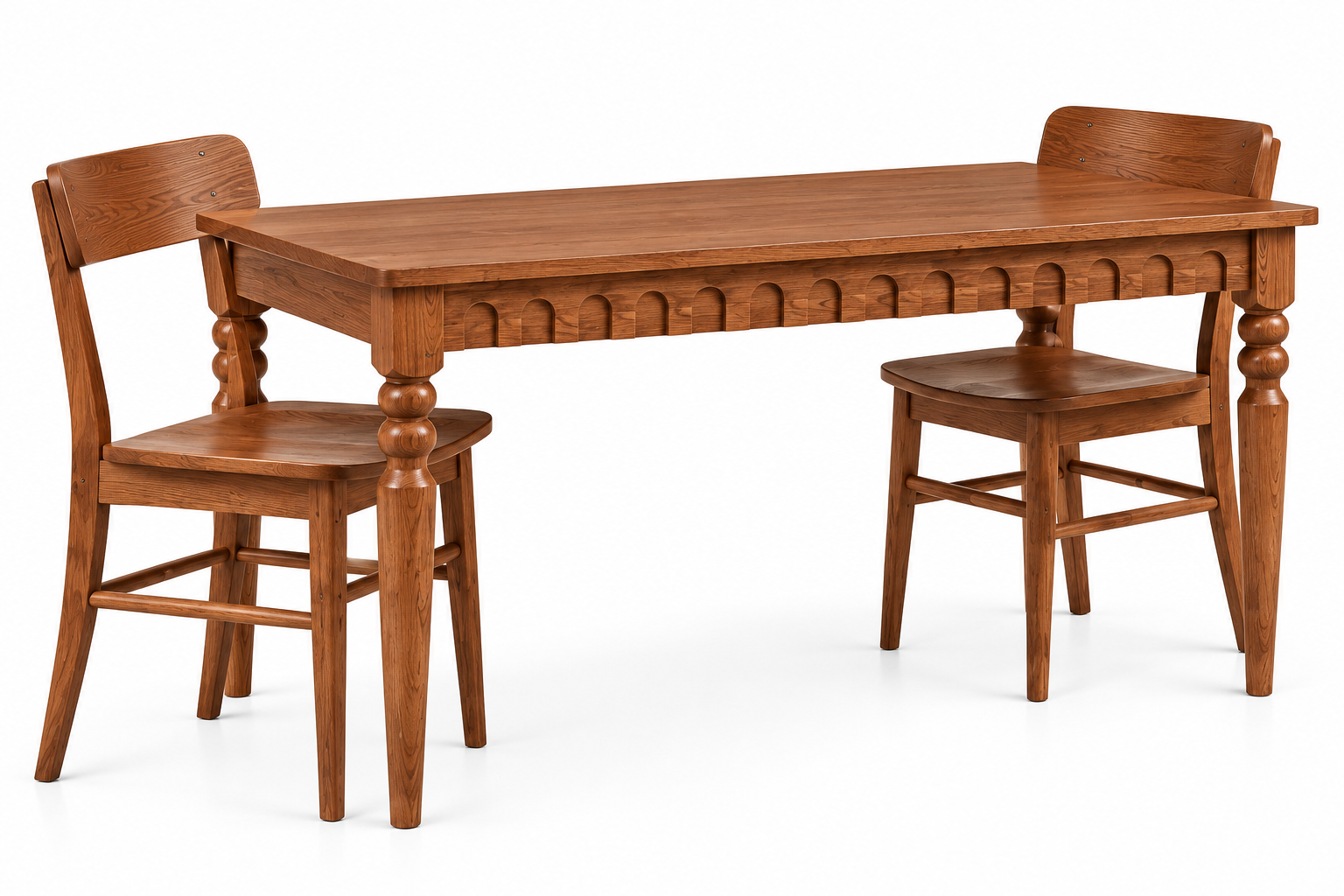 48″ Teak Wood Dining Table thumbnail 3