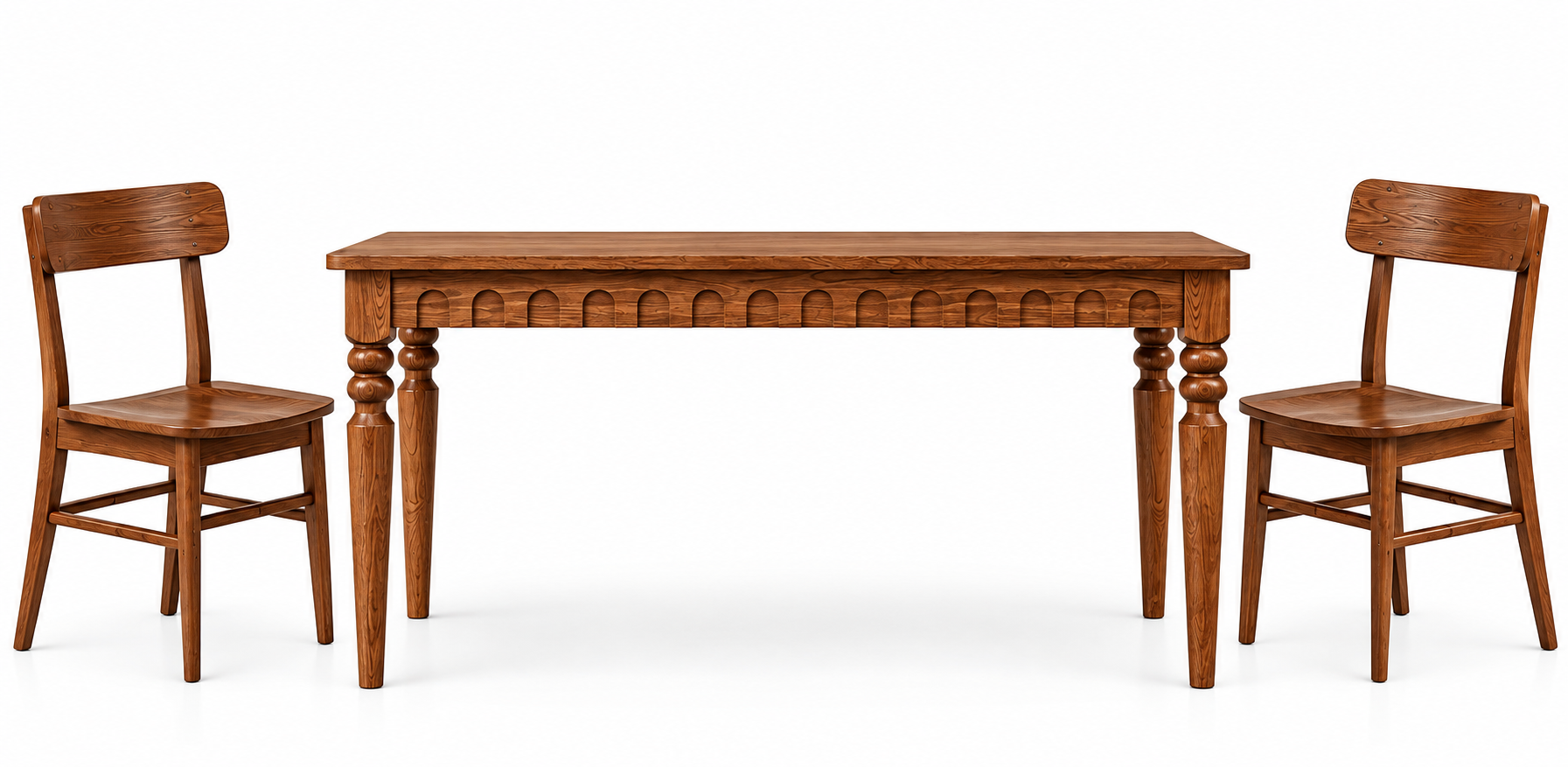48″ Teak Wood Dining Table thumbnail 4