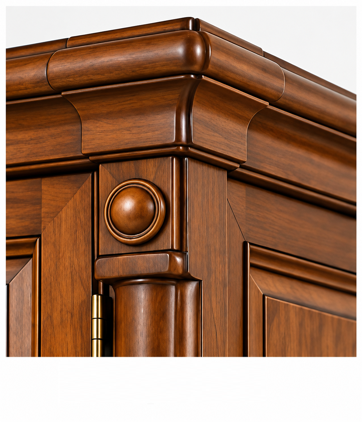 Classic 3-Door Wardrobe with Drawers thumbnail 7