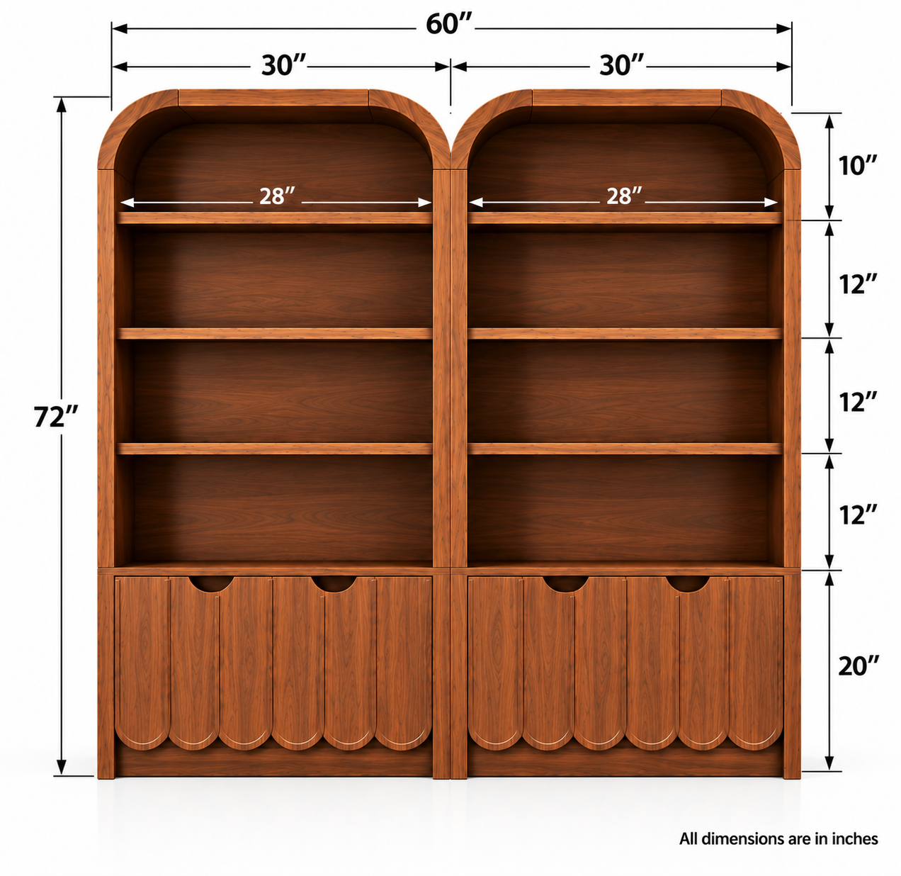 Display Cabinet with Open Shelves thumbnail 8