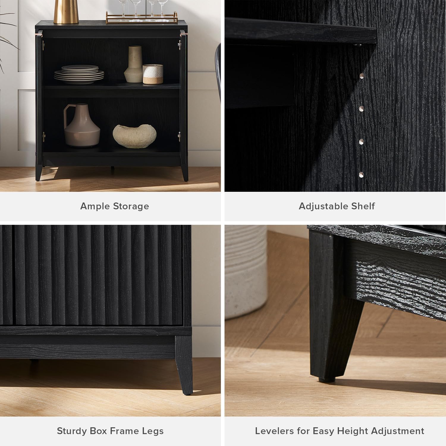 Fluted Accent Cabinet thumbnail 4