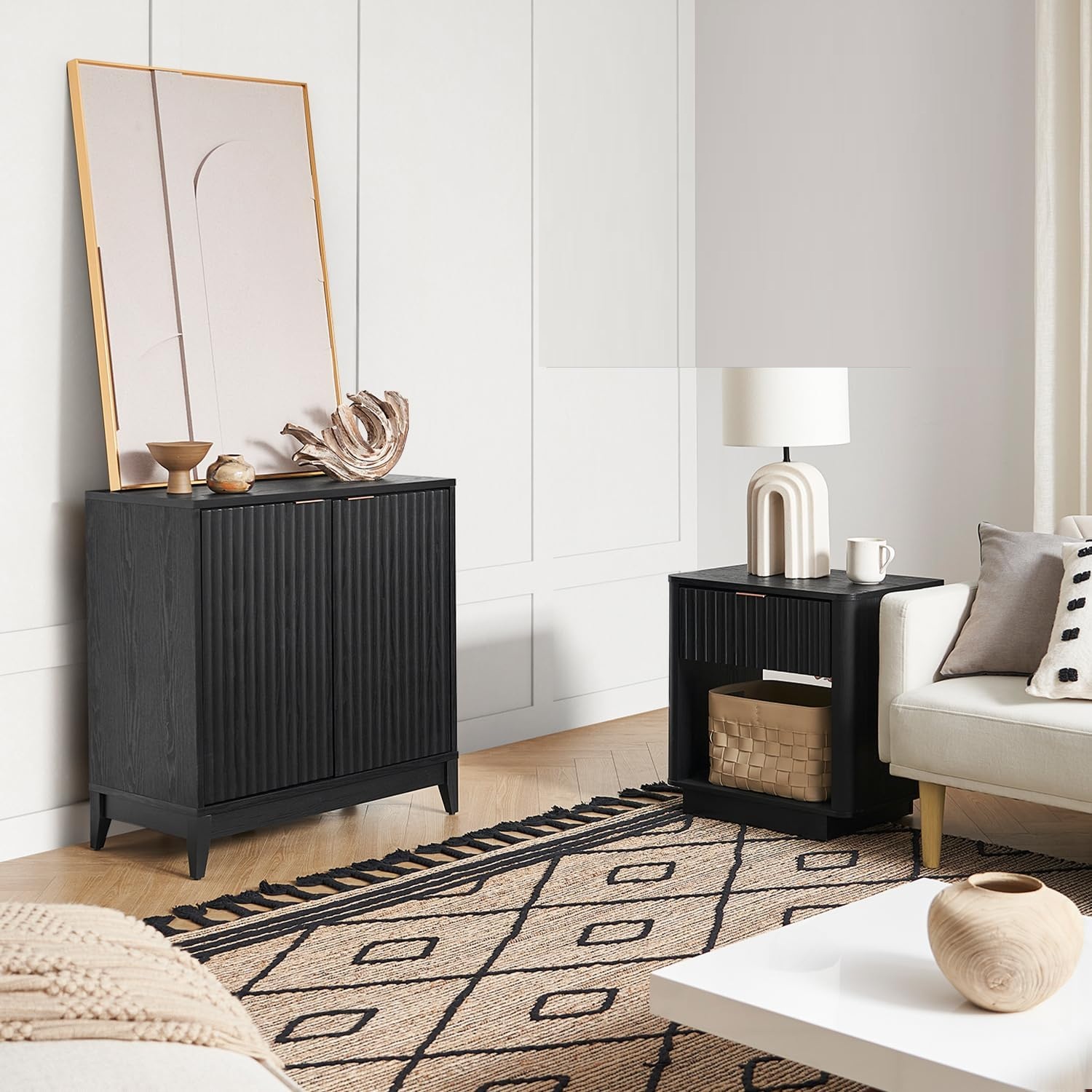 Fluted Accent Cabinet thumbnail 6